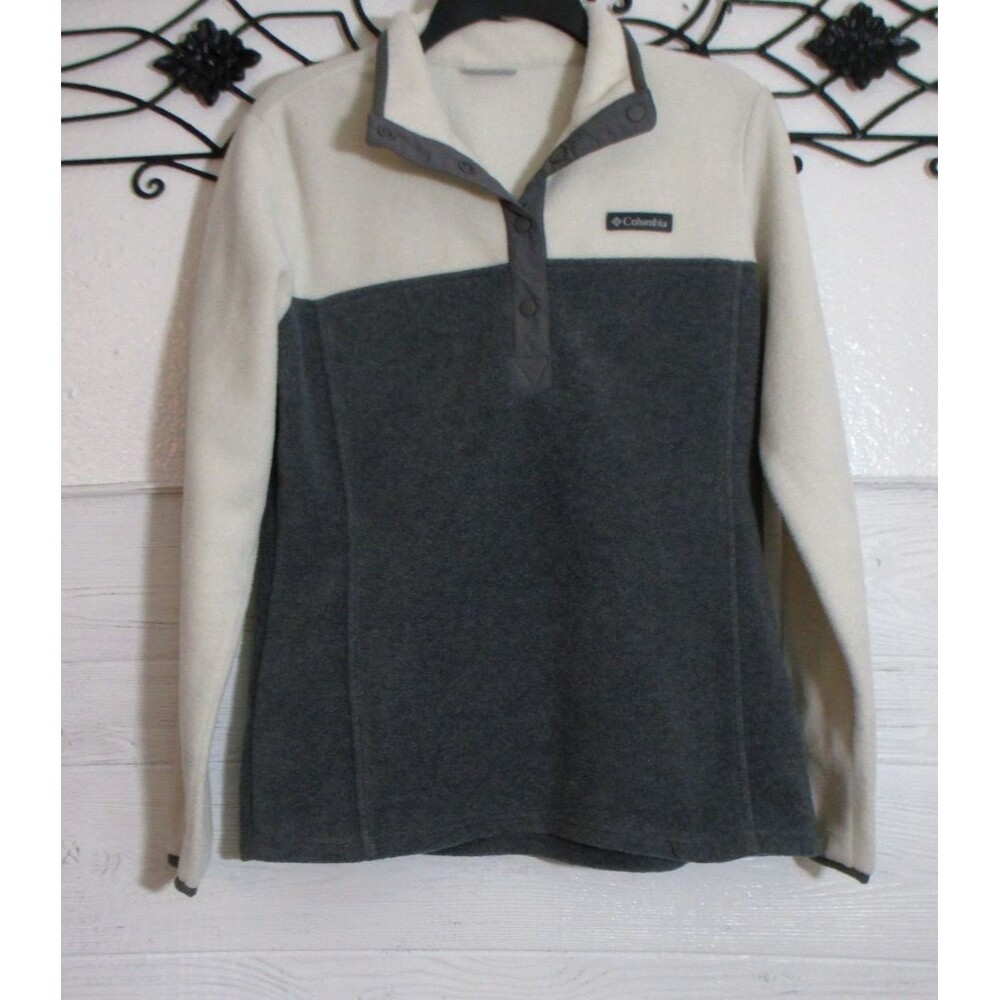 Columbia Fleece Pullover Sweater Women's Size M Multicolor Long Sleeve